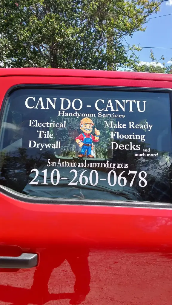 Pair Business Side Window Decals (installed)