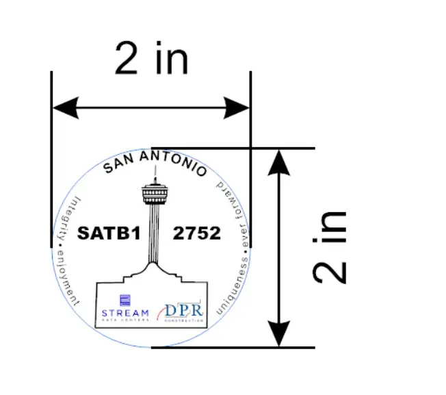 2 in Company Vinyl Stickers
